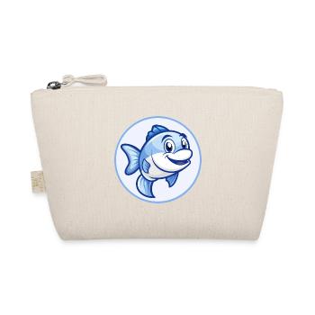 Fisch Blau Kawaii Cartoon Charakter Clipart Haustier - Bio-Täschchen - Natur - Vorne