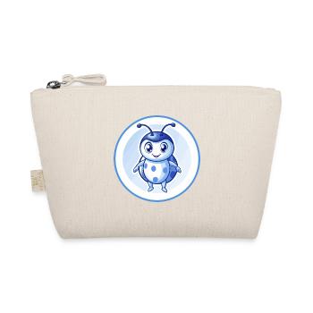 Marienkäfer Blau Kawaii Cartoon Figur Clipart Haustier - Bio-Täschchen - Natur - Vorne