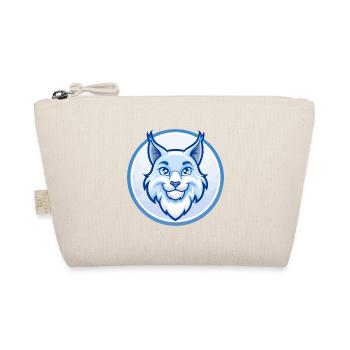 Lynx Blue Kawaii Cartoon Character Clipart Pet - Organic Pouch - nature - Front