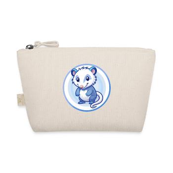 Opossum Bleu Kawaii Dessin Animé Personnage Clipart Animal de compagnie - Trousse biologique - nature - Devant