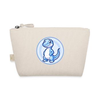Komodo Dragon Blue Cute Kawaii Cartoon Clipart Pet - Organic Pouch - nature - Front