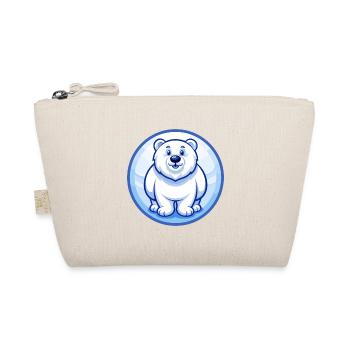 ours polaire bleu kawaii dessin animé personnage clipart - Trousse biologique - nature - Devant