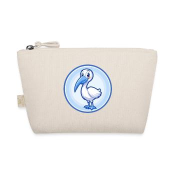 Ibis Blau Kawaii Cartoon Figur Clipart Haustier - Bio-Täschchen - Natur - Vorne