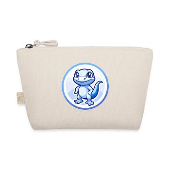 Eidechse Blau Kawaii Cartoon Figur Clipart Haustier - Bio-Täschchen - Natur - Vorne