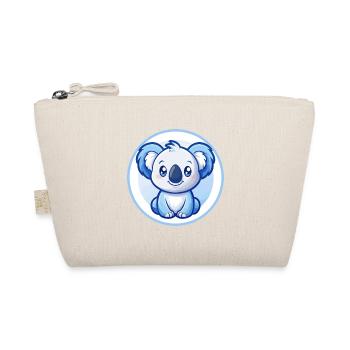 Koala Blau Kawaii Cartoon Figur Clipart Haustier - Bio-Täschchen - Natur - Vorne