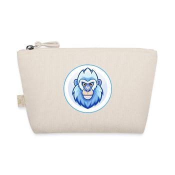 Mandrill Blau Kawaii Cartoon Figur Clipart Haustier - Bio-Täschchen - Natur - Vorne