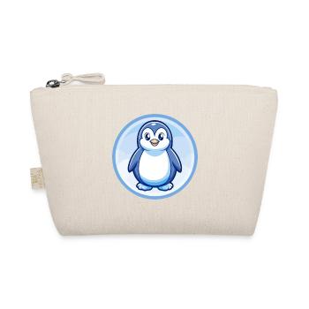 Pinguin Blau Kawaii Cartoon Figur Clipart Haustier - Bio-Täschchen - Natur - Vorne