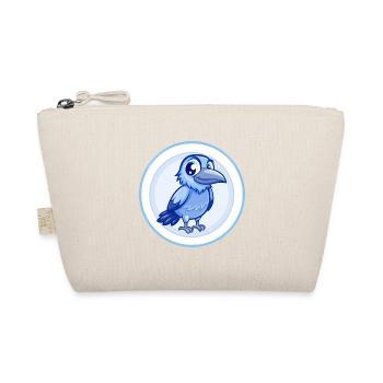 Rabe Blau Kawaii Cartoon Figur Clipart Haustier - Bio-Täschchen - Natur - Vorne