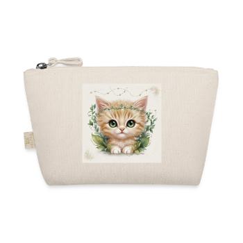 Kätzchen süß - Bio-Täschchen - Natur - Vorne