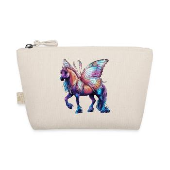 Butterfly Horse - Organic Pouch - nature - Front