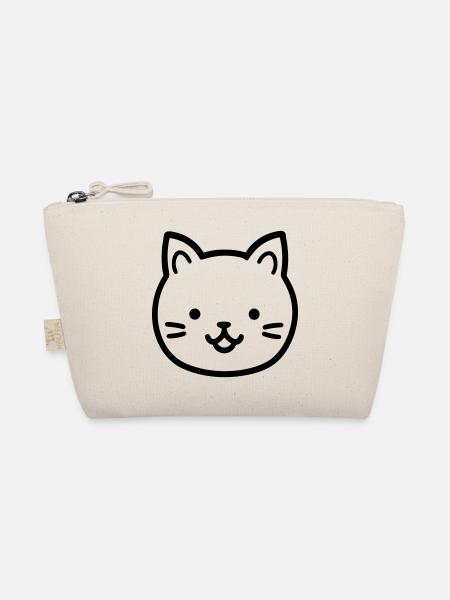 Katze - Bio-Täschchen - Natur - Vorne