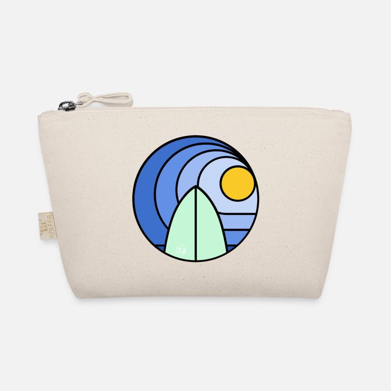 Surf Sundowner I (black) - Bio-Täschchen - Natur