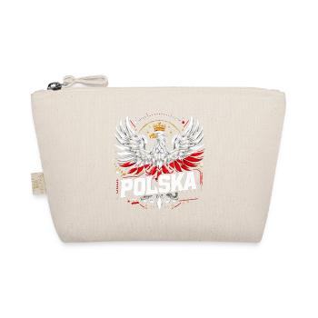 Pologne Polska Polonais Rouge Blanc Aigle Couronne Cadeau - Trousse biologique - nature - Devant