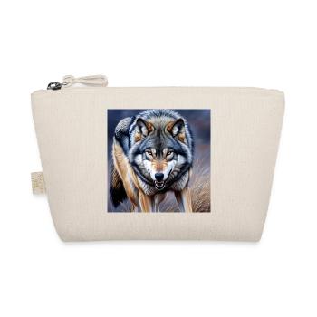Wolf - Bio-Täschchen - Natur - Vorne