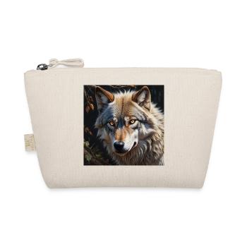 Wolf - Bio-Täschchen - Natur - Vorne