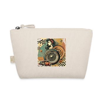 Tuning Hot Rod Rockabilly Design - Organic Pouch - nature - Front