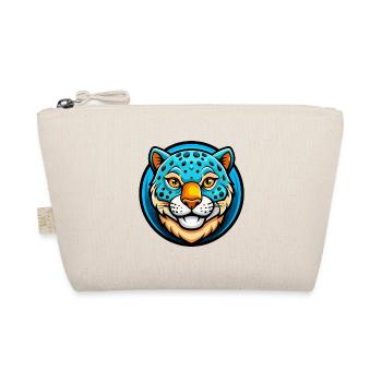 Amur Leopard Colorful Kawaii Cartoon Character Pet - Organic Pouch - nature - Front