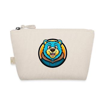 Bear Colorful Kawaii Cartoon Character Clipart Pet - Organic Pouch - nature - Front