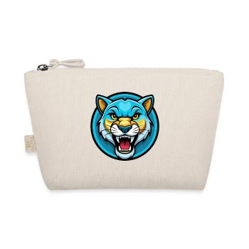Cougar Colorful Kawaii Cartoon Character Clipart - Organic Pouch - nature - Front