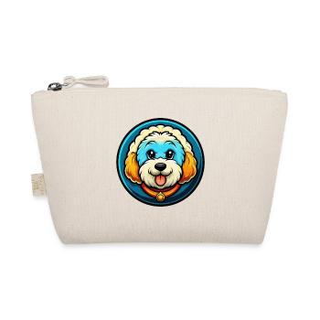 Bichon frisé chien coloré Kawaii dessin animé Clipart - Trousse biologique - nature - Devant
