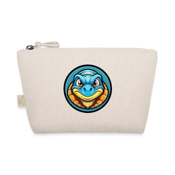 Turtle Colorful Kawaii Cartoon Character Clipart - Organic Pouch - nature - Front
