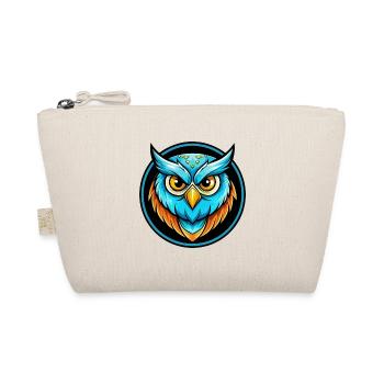Owl Colorful Kawaii Cartoon Character Clipart Pet - Organic Pouch - nature - Front