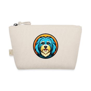 Havaneser Hund Bunte Kawaii Cartoon Figur Haustier - Bio-Täschchen - Natur - Vorne