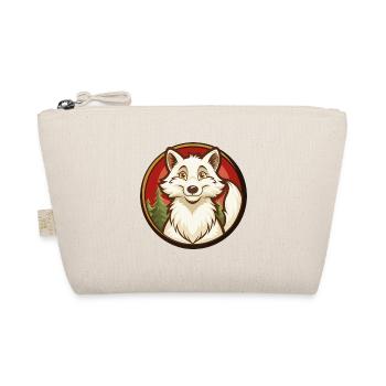 Polarfuchs Bunte Kawaii Cartoon Figur Haustier - Bio-Täschchen - Natur - Vorne