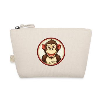Bonobo Colorful Kawaii Cartoon Character Clipart - Organic Pouch - nature - Front