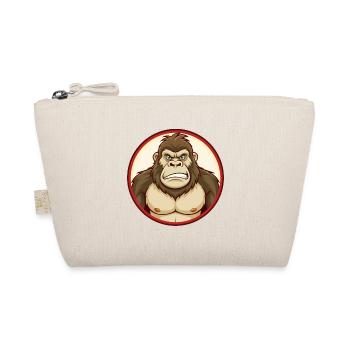 Gorilla Colorful Kawaii Cartoon Character Clipart - Organic Pouch - nature - Front