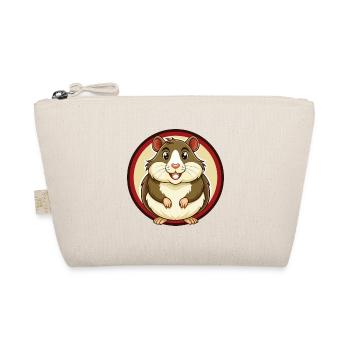 Hamster Colorful Kawaii Cartoon Character Clipart - Organic Pouch - nature - Front