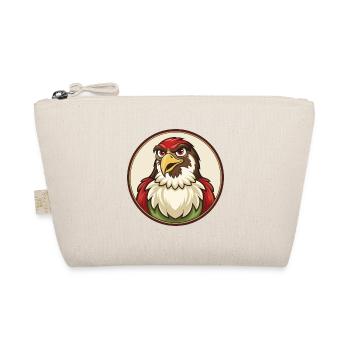 Falcon Colorful Kawaii Cartoon Character Clipart - Organic Pouch - nature - Front