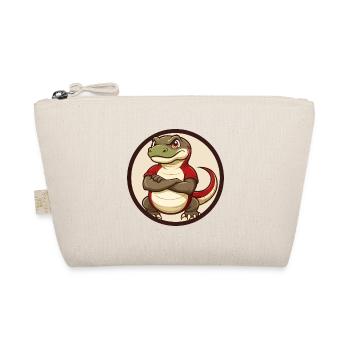 Komodo Dragon Colorful Kawaii Cartoon Clipart Pet - Organic Pouch - nature - Front