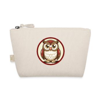 Owl Colorful Kawaii Cartoon Character Clipart Pet - Organic Pouch - nature - Front