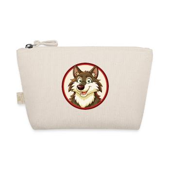 Wolf Colorful Kawaii Cartoon Character Clipart Pet - Organic Pouch - nature - Front