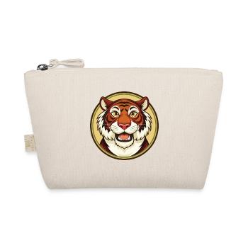Tiger Colorful Kawaii Cartoon Character Clipart - Organic Pouch - nature - Front