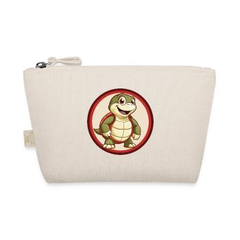 Turtle Colorful Kawaii Cartoon Character Clipart - Organic Pouch - nature - Front
