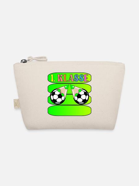 1. Klasse Schulanfang Fußball - Bio-Täschchen - Natur
