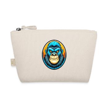 Gorilla Colorful Kawaii Cartoon Character Clipart - Organic Pouch - nature - Front