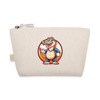 Crocodile Drôle Kawaii Dessin animé Clipart Animal de compagnie - Trousse biologique - nature - Devant