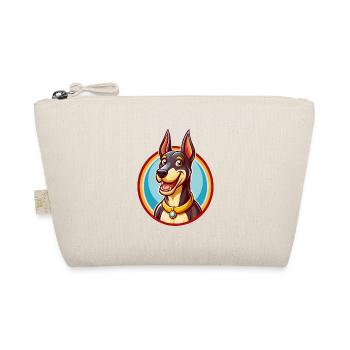 Dobermann chien drôle Kawaii dessin animé Clipart Animal - Trousse biologique - nature - Devant