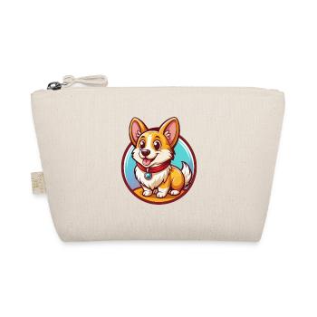 Corgi Dog Funny Kawaii Cartoon Clipart Animal Pet - Organic Pouch - nature - Front