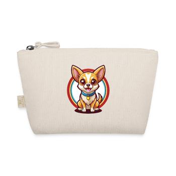 Chihuahua Dog Funny Kawaii Cartoon Clipart Animal - Organic Pouch - nature - Front
