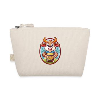 Bongo Cute Funny Kawaii Cartoon Clipart Animal Pet - Organic Pouch - nature - Front