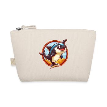 Orca Cute Funny Kawaii Cartoon Clipart Animal Pet - Organic Pouch - nature - Front