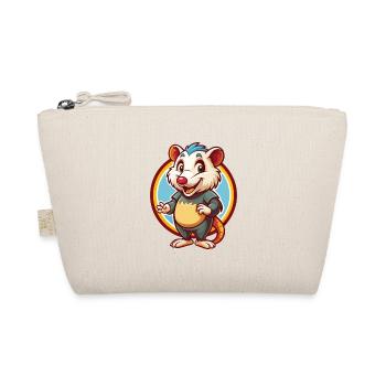 Opossum Lustig Kawaii Cartoon Clipart Tier Haustier - Bio-Täschchen - Natur - Vorne