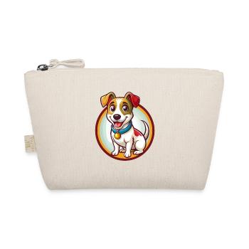 Jack Russell Terrier Hund Lustiges Kawaii Cartoon Haustier - Bio-Täschchen - Natur - Vorne