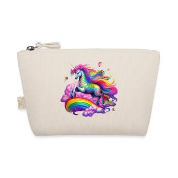 Fairy Rainbow Unicorn - Organic Pouch - nature - Front