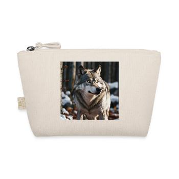 Wolf - Bio-Täschchen - Natur - Vorne