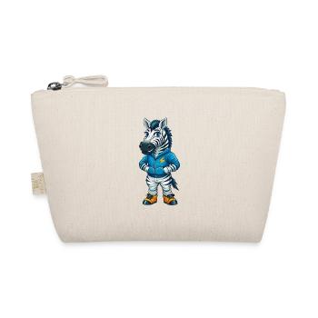zèbre cool kawaii dessin animé personnage clipart - Trousse biologique - nature - Devant